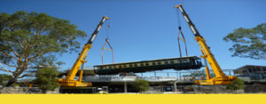 Two crane tandem lift for extra heavy lifting projects Perth WA